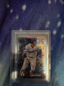 Shohei Ohtani Topps Chrome Dodgers Baseball Card