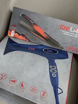 new set of CHI hairdryer  and CHI LAVA iron