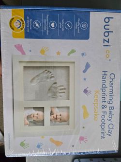 (2) Baby Handprint Footprint Keepsake BRAND NEW