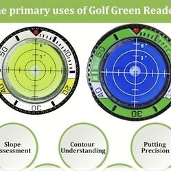 Golf greens sloops measurement coin.