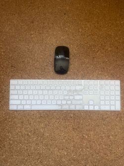 Apple wireless Magic Mouse and keyboard