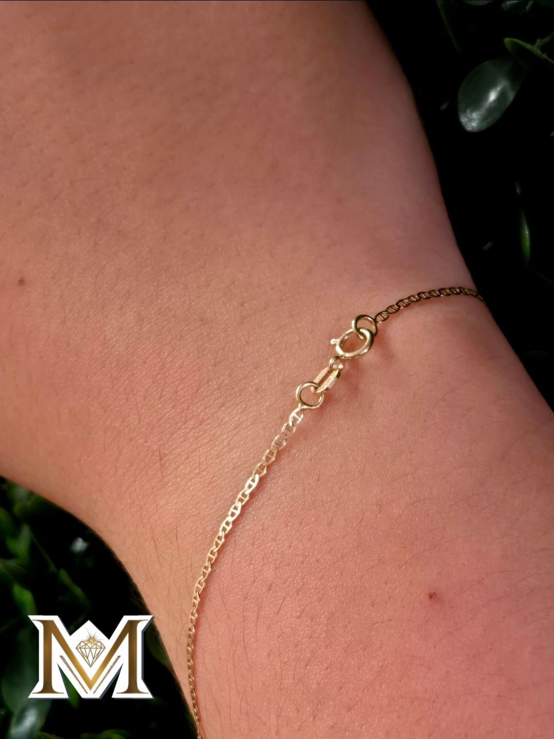 10K Real Gold Mariner Bracelet