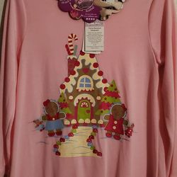 New Dollie & Me Gingerbread Long Sleeve Nightgown 