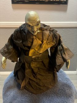 Vintage Halloween Witch Warlock Prop