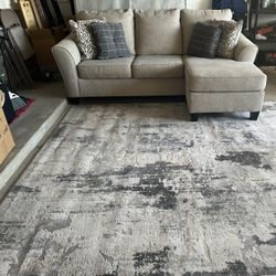 Couch With Rug  (rug Optional)