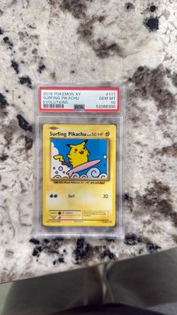 Surfing Pikachu PSA 10 Gem Mint Pokemon Card