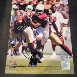 Larry Fitzgerald signed 8x10 photo 