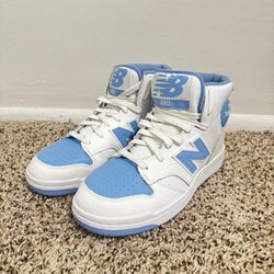 New Balance BB480 Men's Shoes White/Blue  Size 9