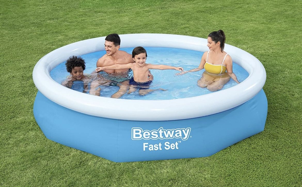 Bestway Fast Set 10’ x 26” Round Inflatable Pool