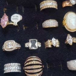 Palm Beach Jewelry By Seta Beautiful Rings - Different Prices