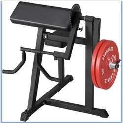 GMWD Bicep Tricep Curl Machine, 250LBS Plate Loaded Bicep Curls and Tricep Extension Machine, 2 in 1 Exercise Equipment for Home Gym Workout Station