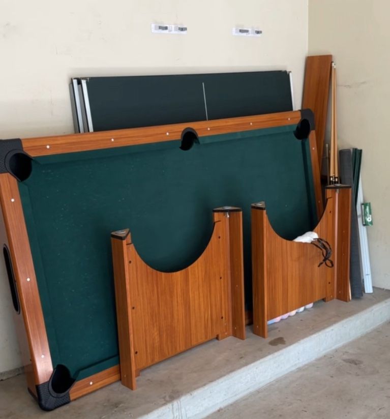 Pool table And ping pong top!