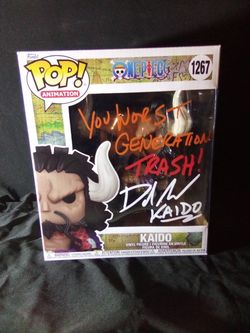 One Piece Kaido Funko Pop Signed
