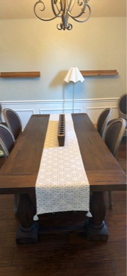 Dining table and chairs
