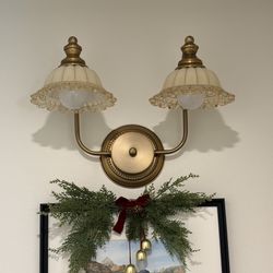 Antique Brass Wall Light