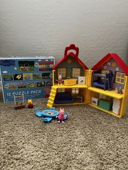 Peppa Pig Playhouse And Puzzles 