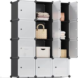 12 Plastic Cubes Storage Organizer 