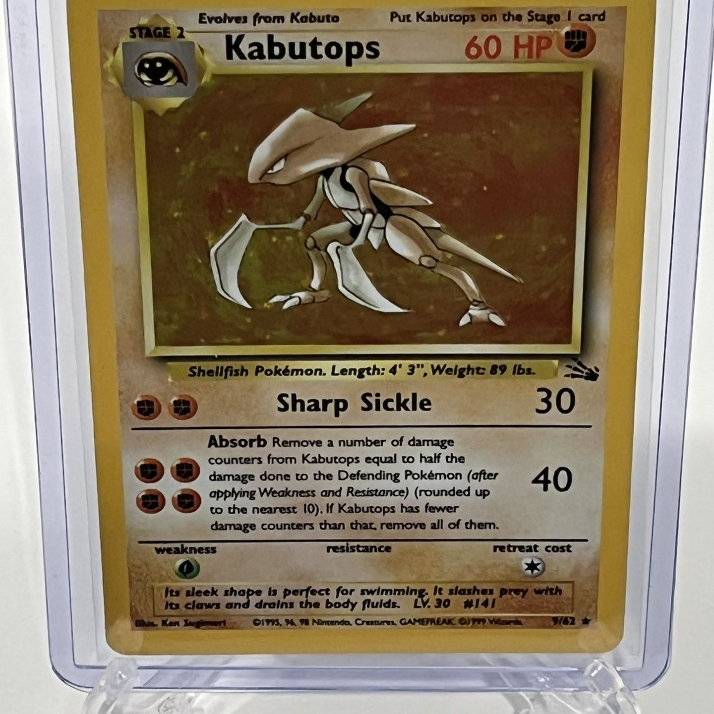 kabutops pokemon card Amazon.com: 141/165 - Kabuto & Dome Fossil - 151 - Evolution Set favorite character Kabutops - Holo 9/62 Fossil