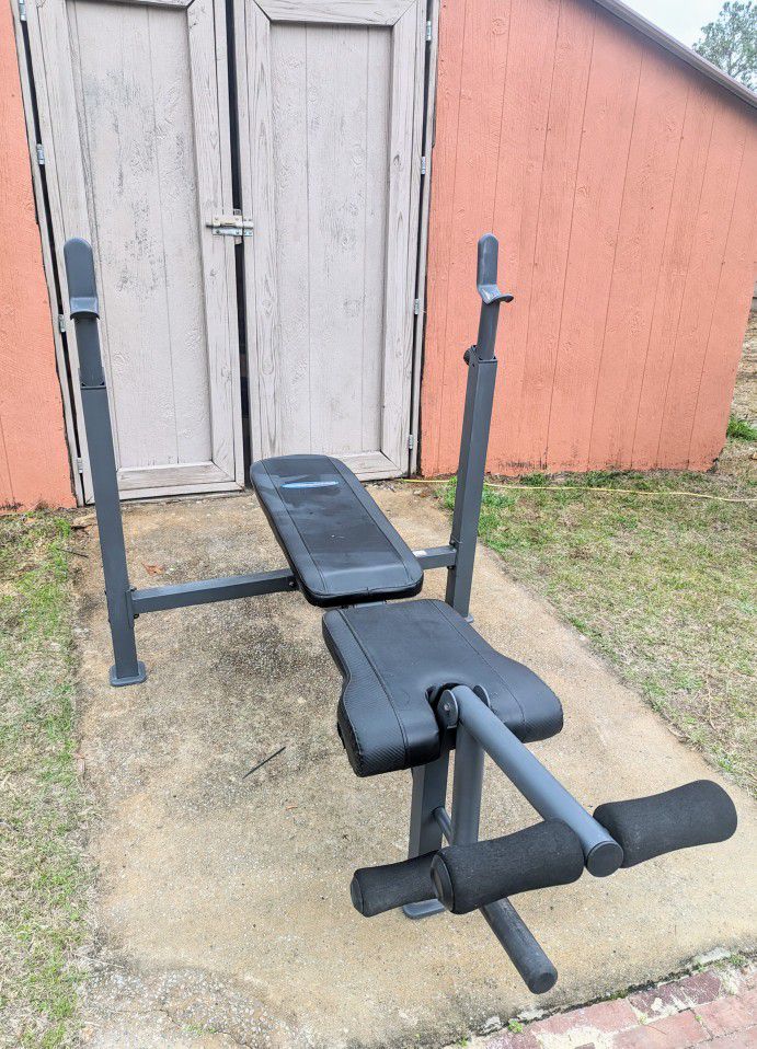 Marcy Olympic Weight Bench & Weights 