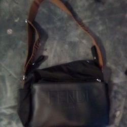 FENDI diaper bag Brown