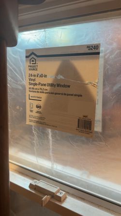 Single pane windows.
