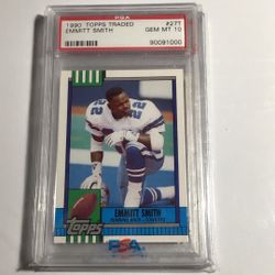 EMMITT SMITH RC PSA 10