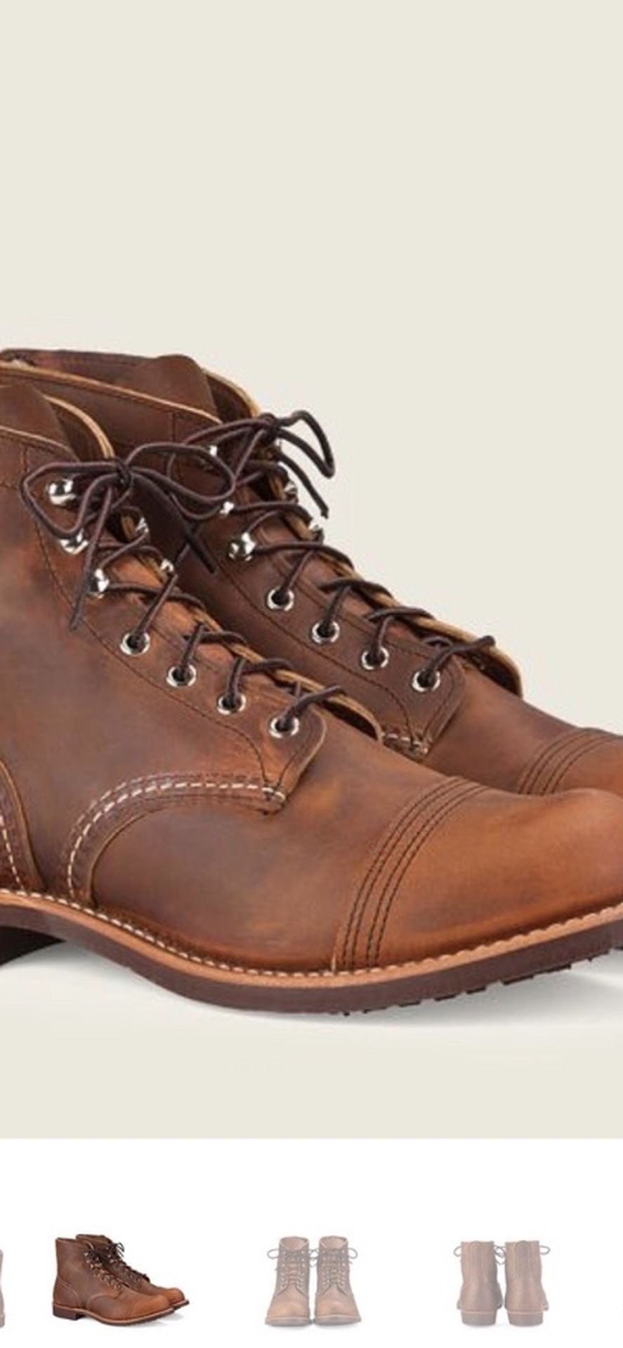 SIZE 9 RED WINGS IRON RANGER BOOTS BRAND NEW