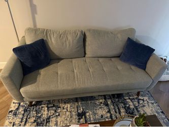 Living Spaces Grey Couch