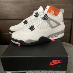 Jordan 4 White Cement 