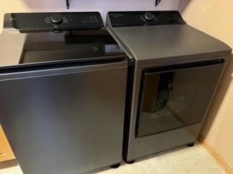 🔥 LG SMART WASHER & ELECTRIC DRYER SET – MATTE BLACK – GREAT CONDITION - LOW PRICE🔥