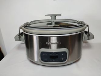 7-Quart Locking Lid Digital Slow Cooker B&D