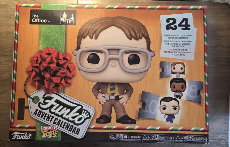 Funko Advent Calendar: The Office - Michael Scott - 24 Collectible Vinyl Mini Figures (opened/excellent condition)