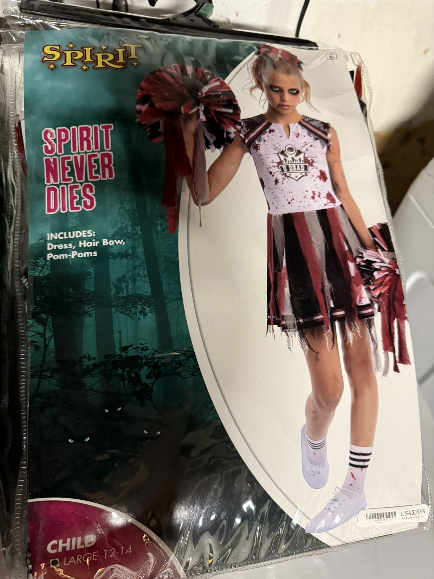 Zombie Cheerleader Costume