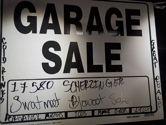 Huge Garage Sale