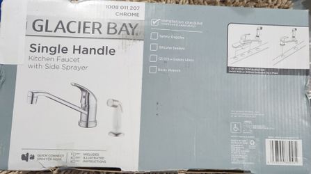 Glacier Bay Single Handle Kitchen Faucet with Side Sprayer