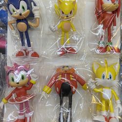 Sonic Collectible Figure Sets Of 6 (4-5 Inches) $24 A Set