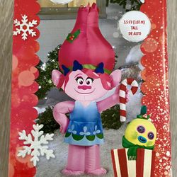 DreamWorks Trolls Holiday Inflatable - 3.5 ft Poppy