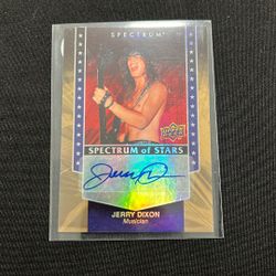 2008 Upper Deck Spectrum Of Stars Jerry Dixon 