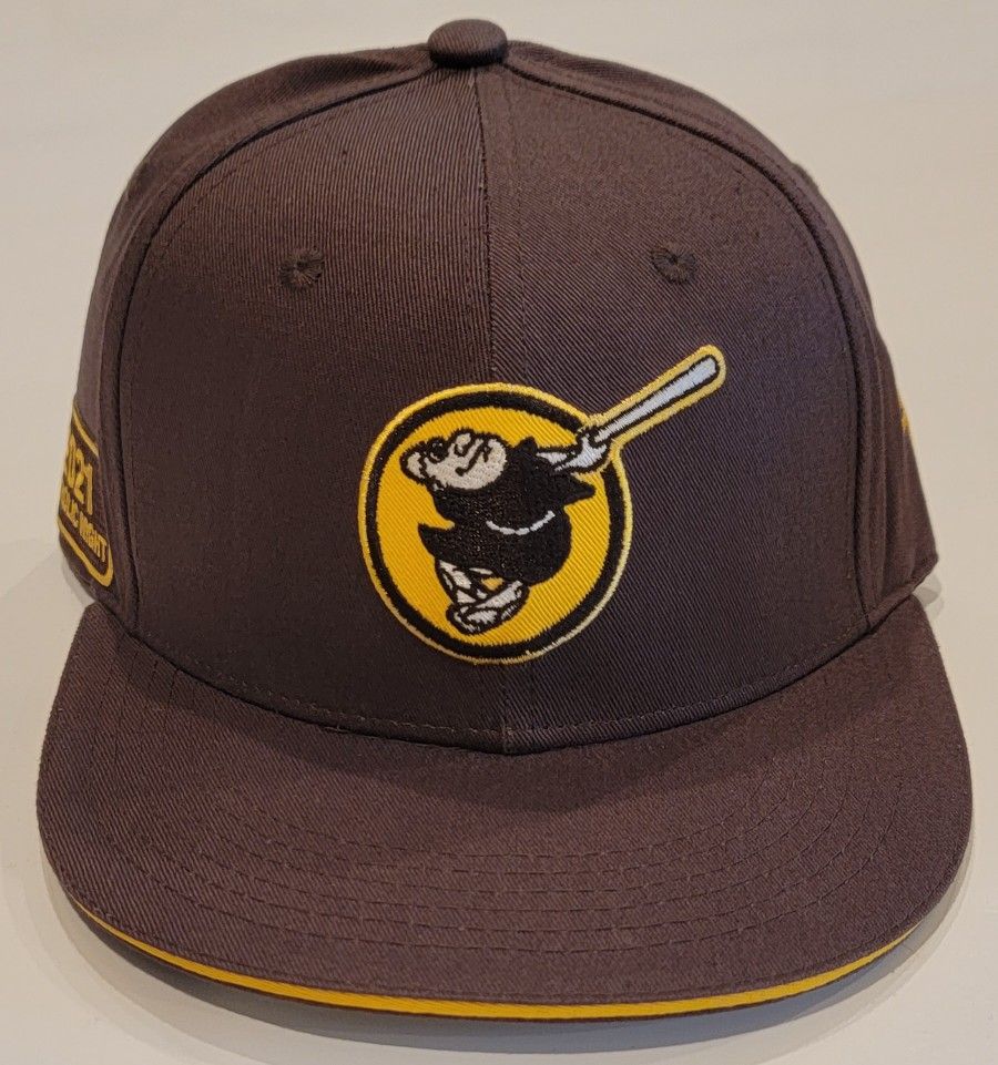 San Diego Padres Catholic Night 2021 Theme Game Hat Snap Back Swinging Friar New