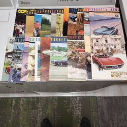 Vintage Corvette News Magazines 