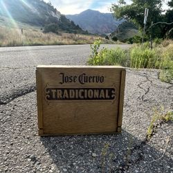 Jose  Cuervo Vintage Wood Storage Box