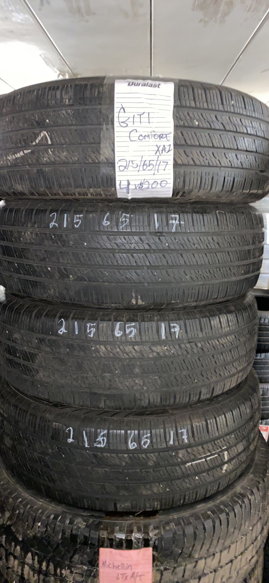 215/65/17 Giti Comfort XA1