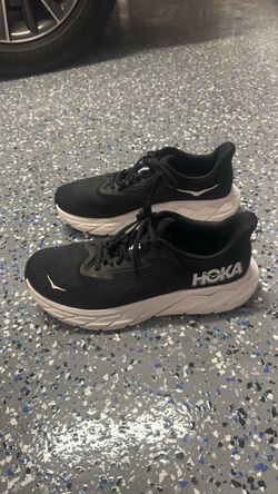 HOKA Running Sneakers Black and White