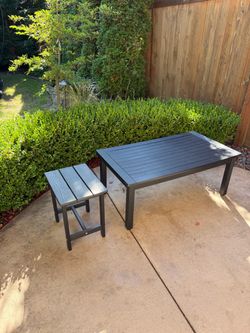 2 Outdoor All Weather Coffee and Side tables