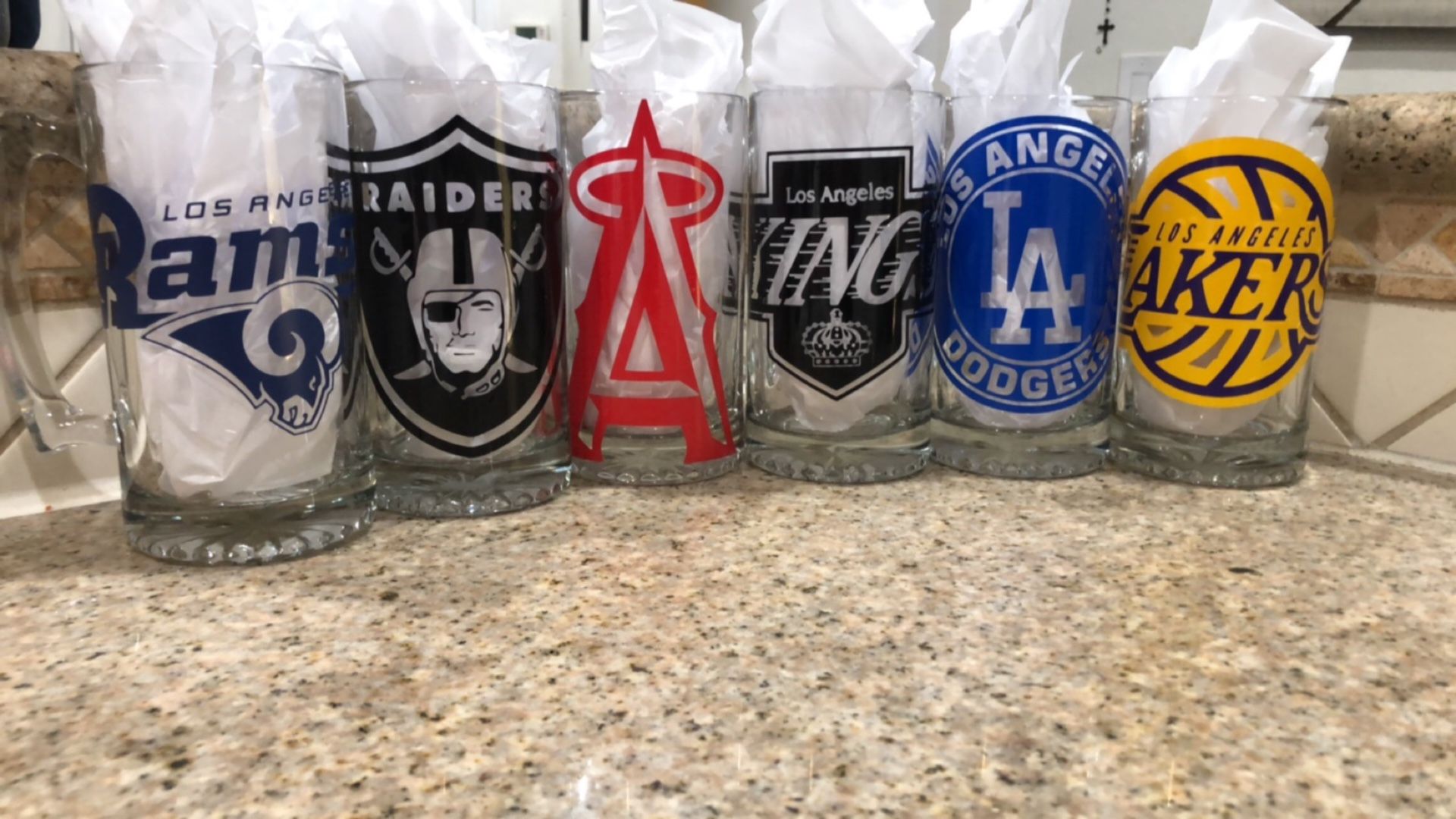 Beer Mugs .. Raiders.. Rams ..Dodgers.. Angels.. Kings..Lakers for Sale in  Santa Ana, CA - OfferUp