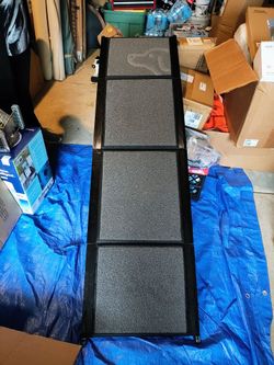 Folding Dog Ramp for Cars & SUVs – 4-Panel, Non-Slip