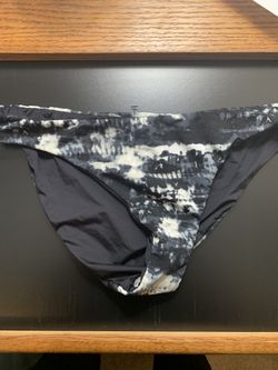 NWT Black & White Bikini Bottom Size L