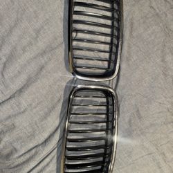 2012-2015 BMW 3 SERIES FRONT LEFT AND RIGHT LH KIDNEY GRILLE 1(contact info removed) OEM