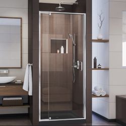 Semi Frameless Pivot Shower Door 