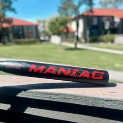 Miken Maniac Slowpitch Softball Bat - 100% Alloy